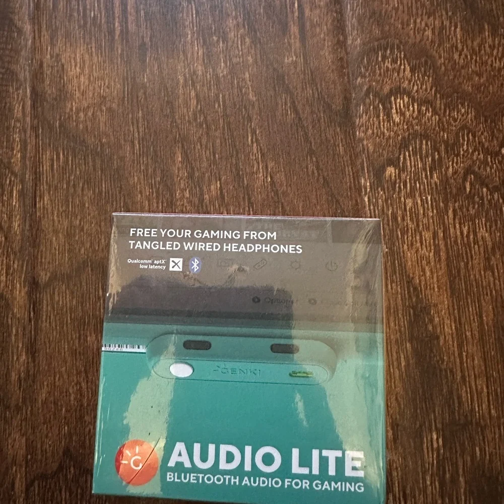 GENKI Audio Lite Bluetooth 5.0 Adapter‎ for Nintendo Switch, Blue - NEW